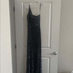 Sparkling Black Sequin Dress